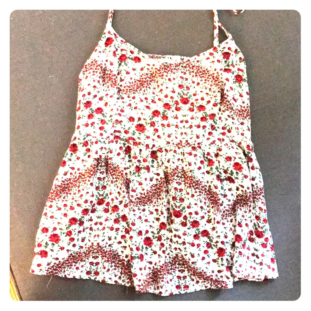 Floral print tank top
